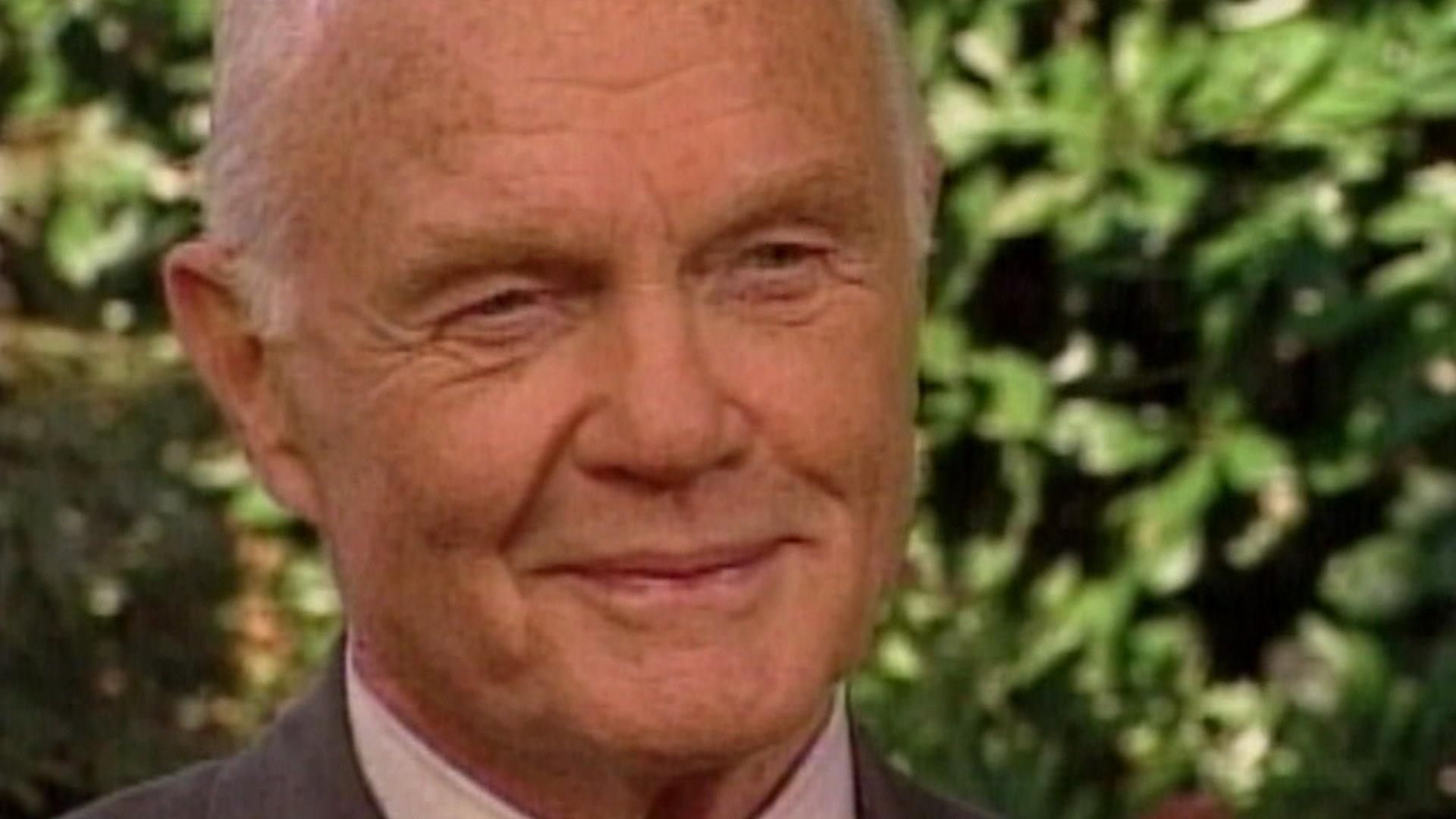 John Glenn in 1998 TODAY interview: 'I don't think I'm that different'