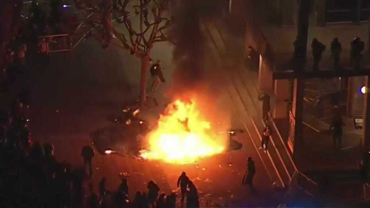 Violent Protests at Berkeley Force Cancellation of Breitbart Editor's Speech