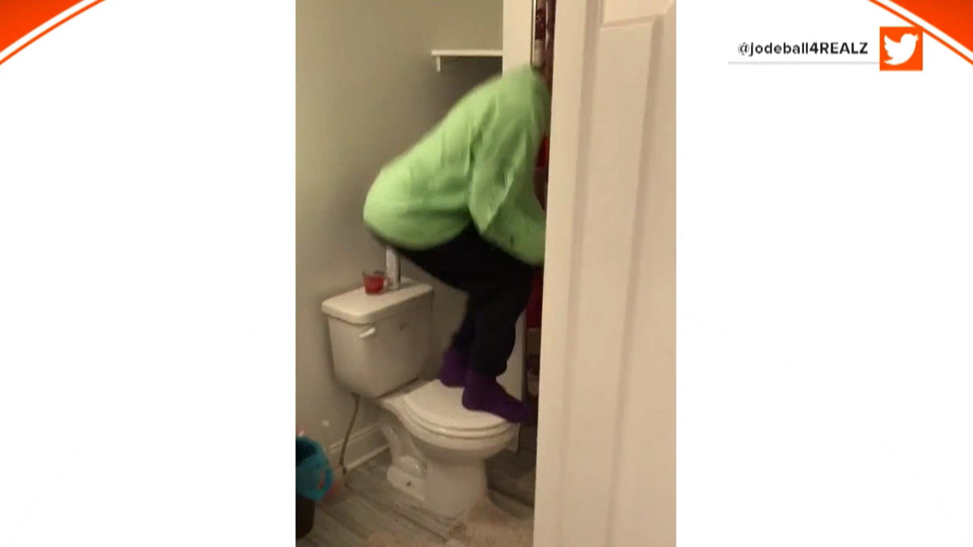 Video of roommates kicking out a rat goes viral
