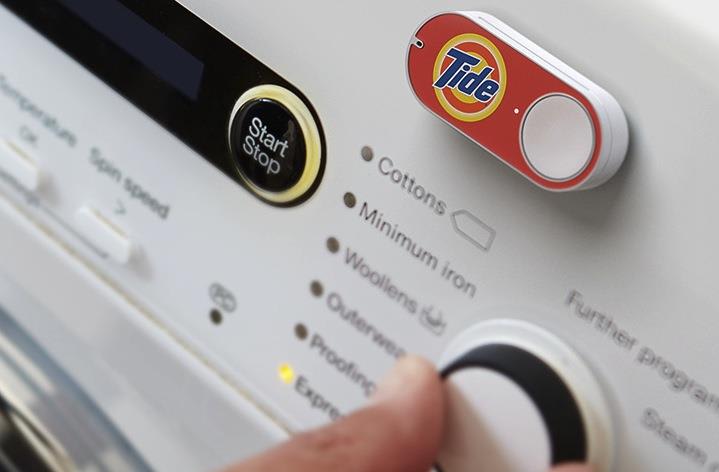 Out of Soap? Press the 'Dash Button' to Order More From Amazon