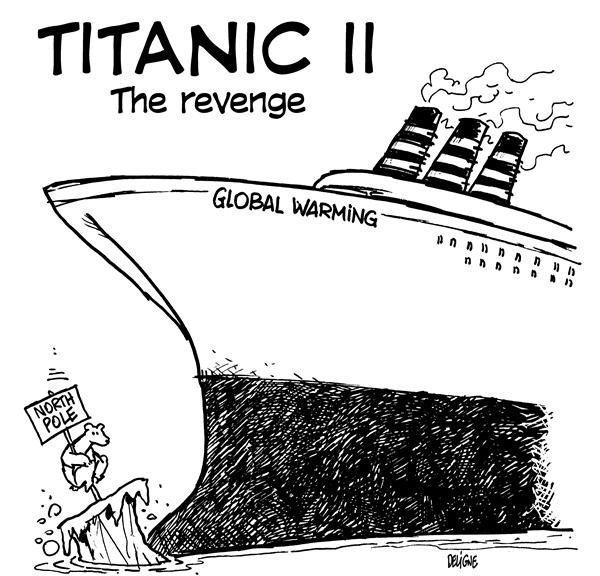 Cartoonists Love The Titanic
