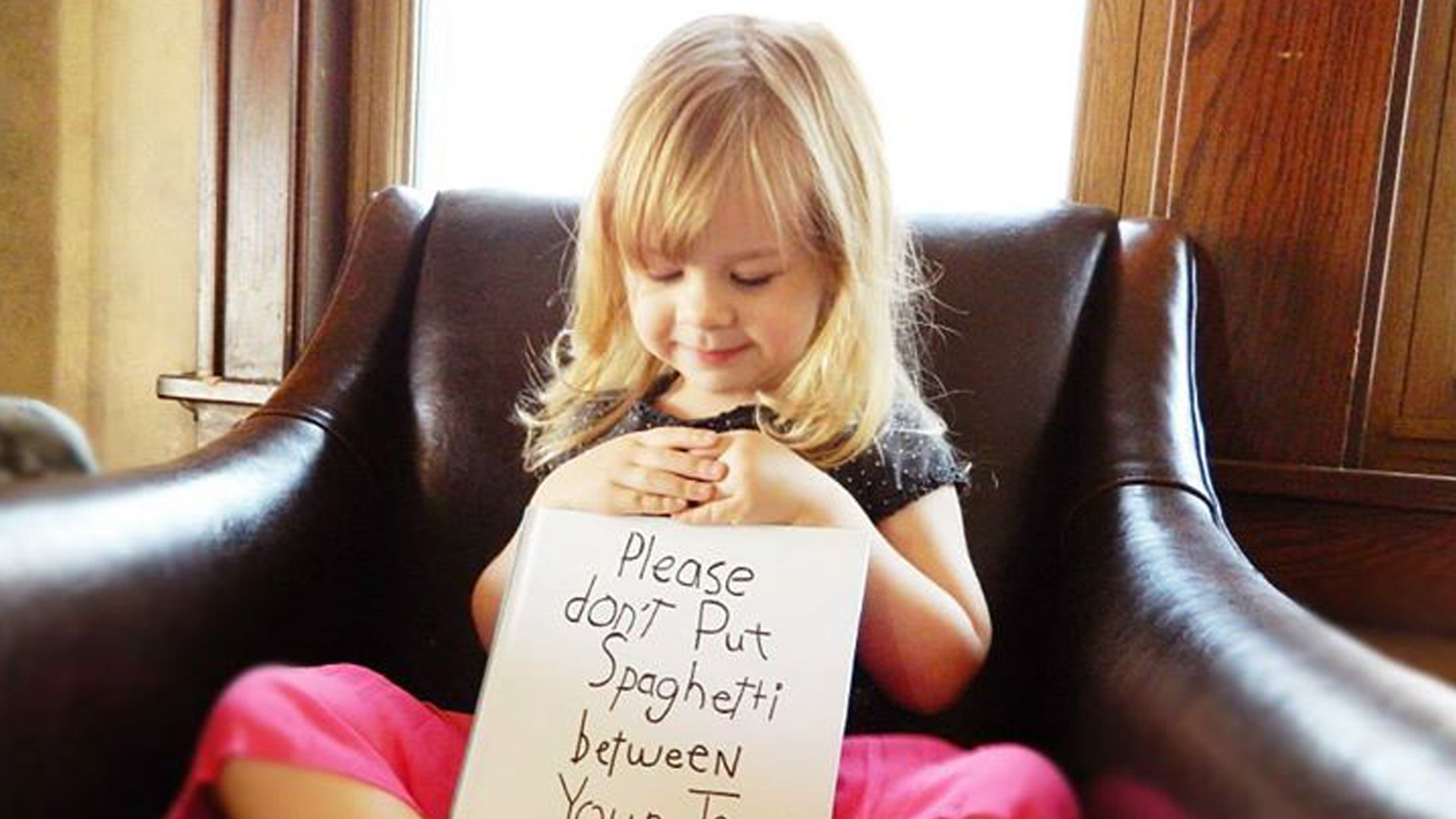 Little girl's funny quotes inspire dad's 'Spaghetti Toes' drawings