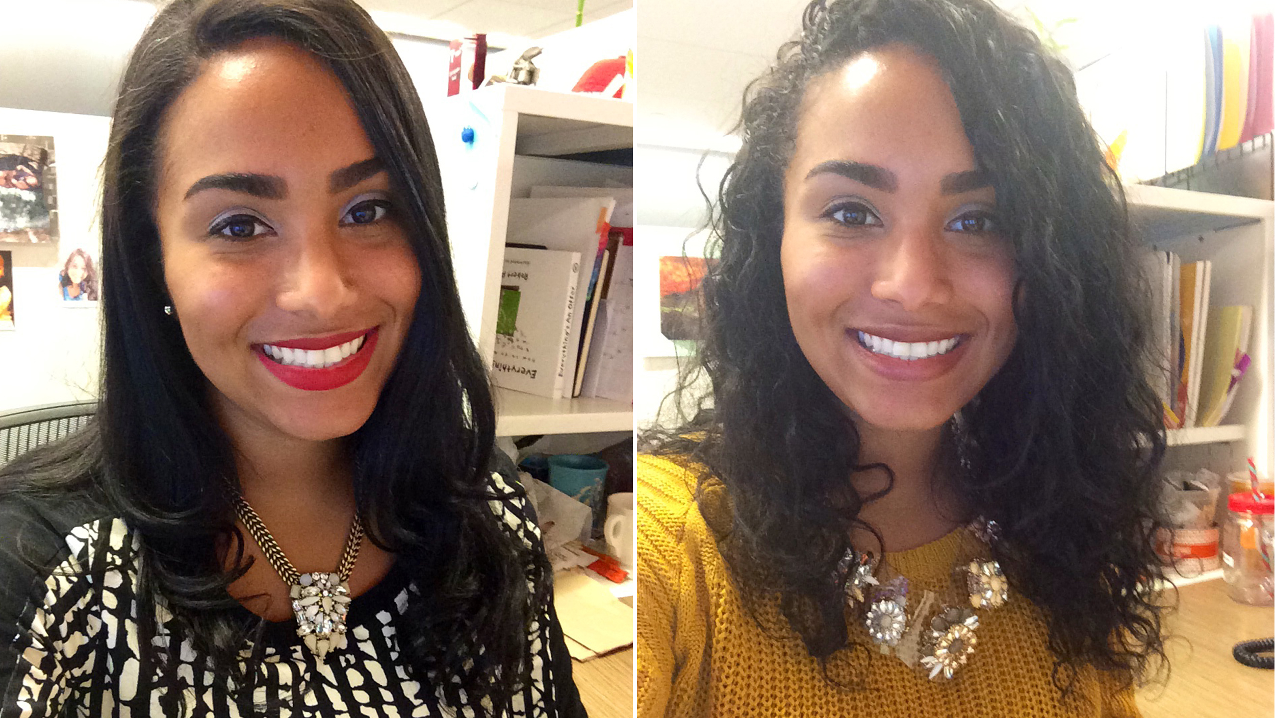 CurlPower: Women switch from curly to straight hairstyles to test reactions