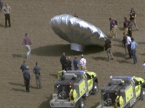 Image: Balloon after landing
