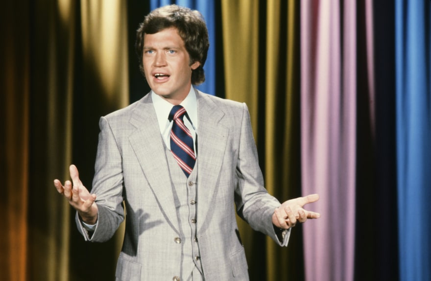 Stunning Image of David Letterman on 7/4/1979 