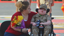 Boy with fatal illness becomes honorary Marine the day before he passes away
