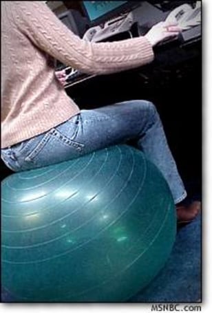 Exercise Balls As Office Furniture Health Fitness Nbc News