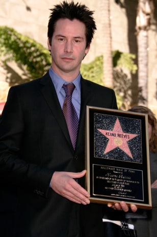 Walk Stars Hollywood on Keanu Reeves Gets Star On Walk Of Fame   Today   Entertainment   Today