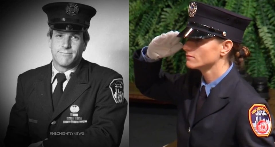 Image: Josephine Smith has become the first daughter of a 9/11 responder to join the ranks of New York City’s fire department.