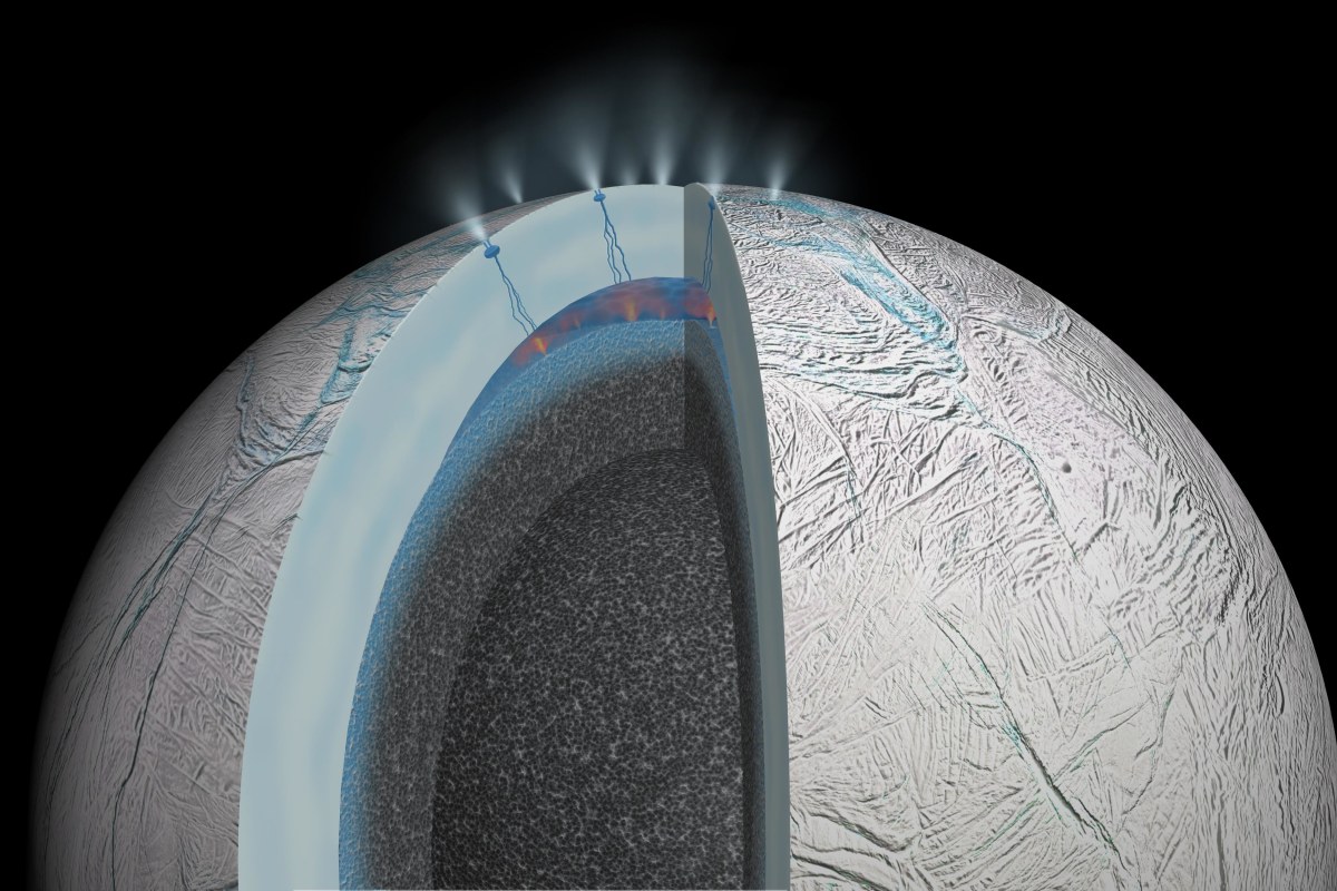 Saturn's Moon Enceladus Is Home to a Global Ocean - NBC News