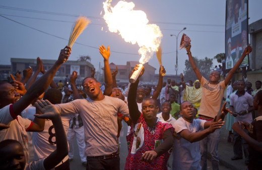 Image: Buhari supporters celebrate in Kano, Nigeria