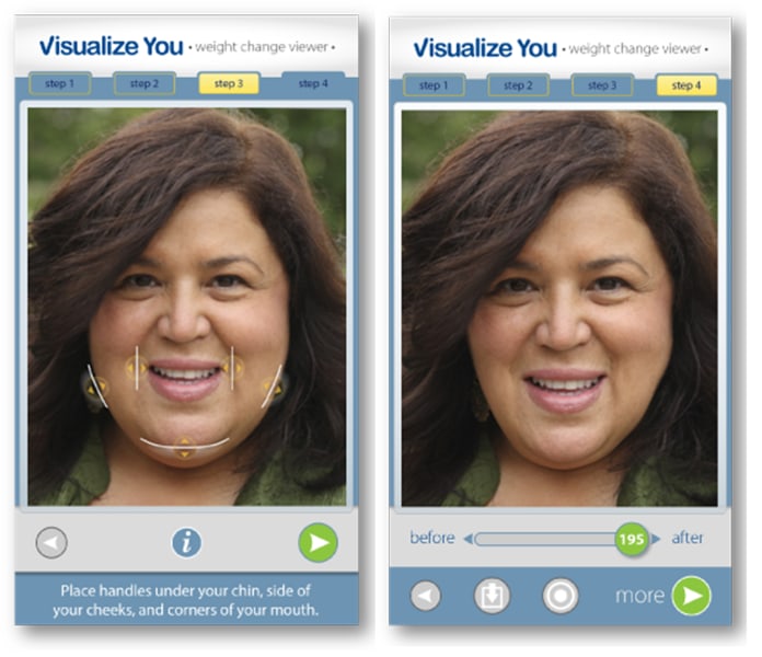 The Visualize You app is a unique application that creates a ...