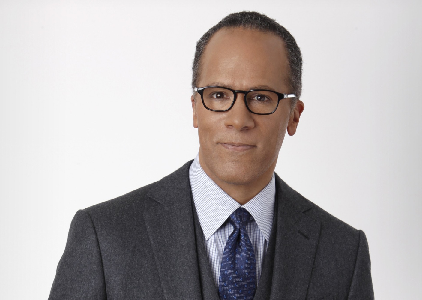 The 65-year old son of father (?) and mother(?) Lester Holt in 2024 photo. Lester Holt earned a  million dollar salary - leaving the net worth at 12 million in 2024