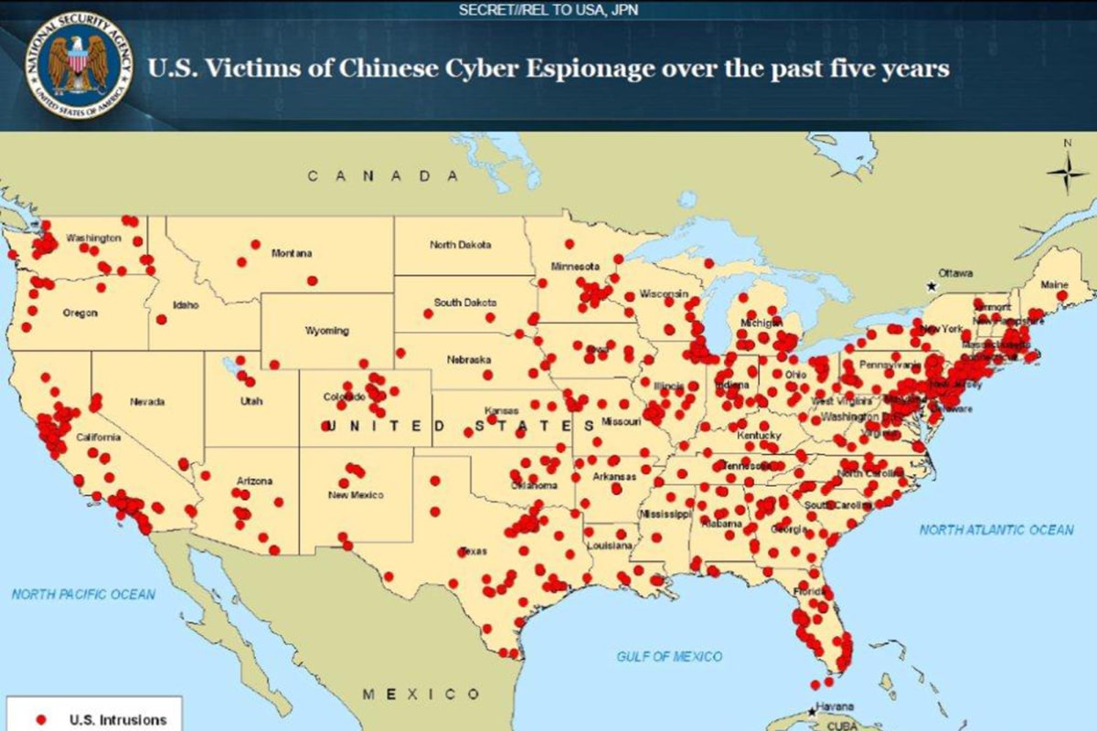 Exclusive: Secret NSA Map Shows China Cyber Attacks on U.S. Targets