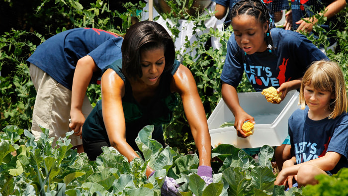 Image result for michelle obama garden