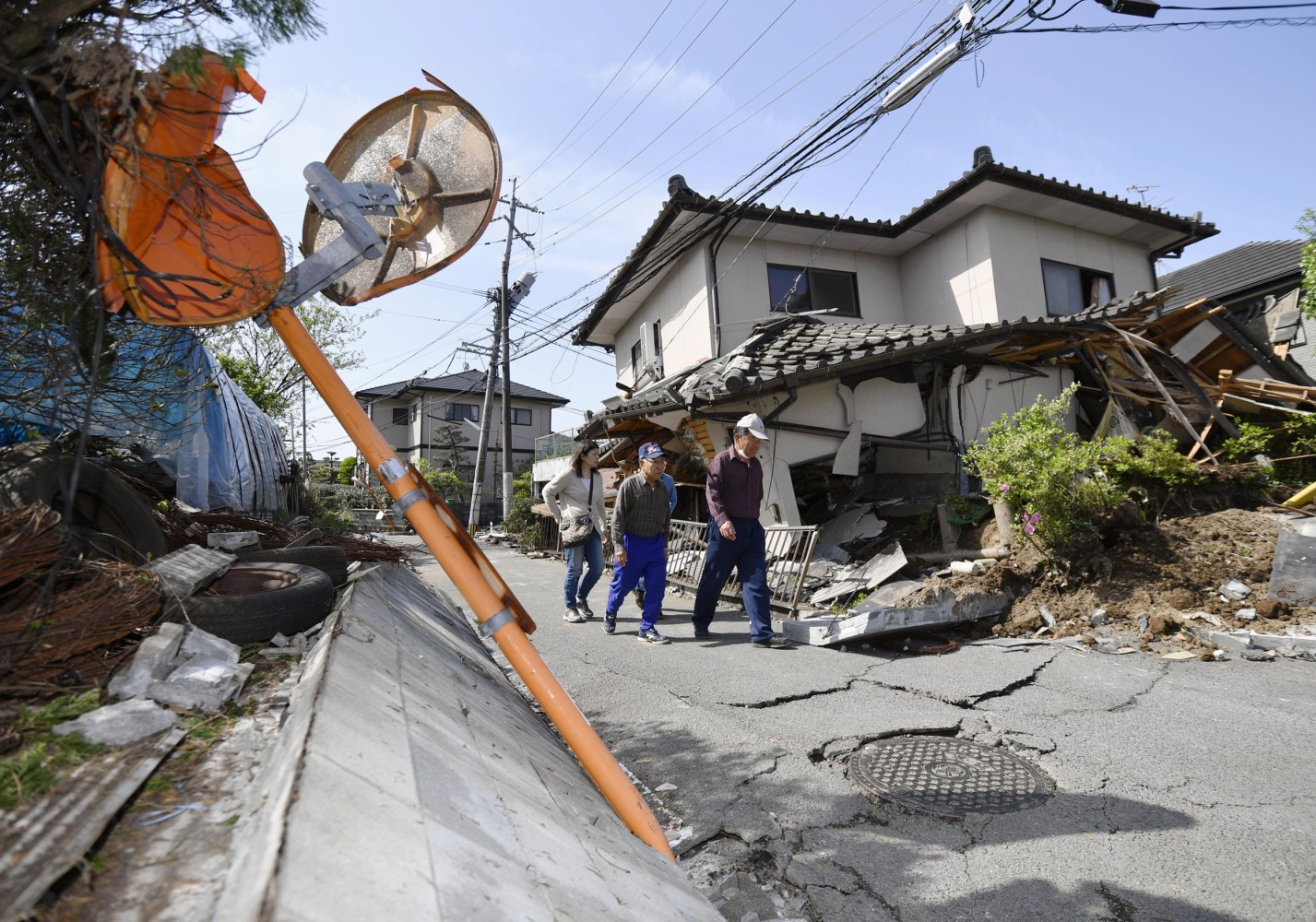 Japan Earthquake Daylight Shows Extent of Damage After 9 Killed NBC News