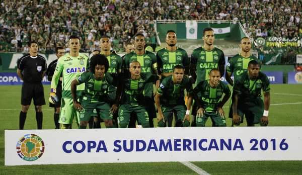 Image: Chapecoense soccer team on Nov. 23