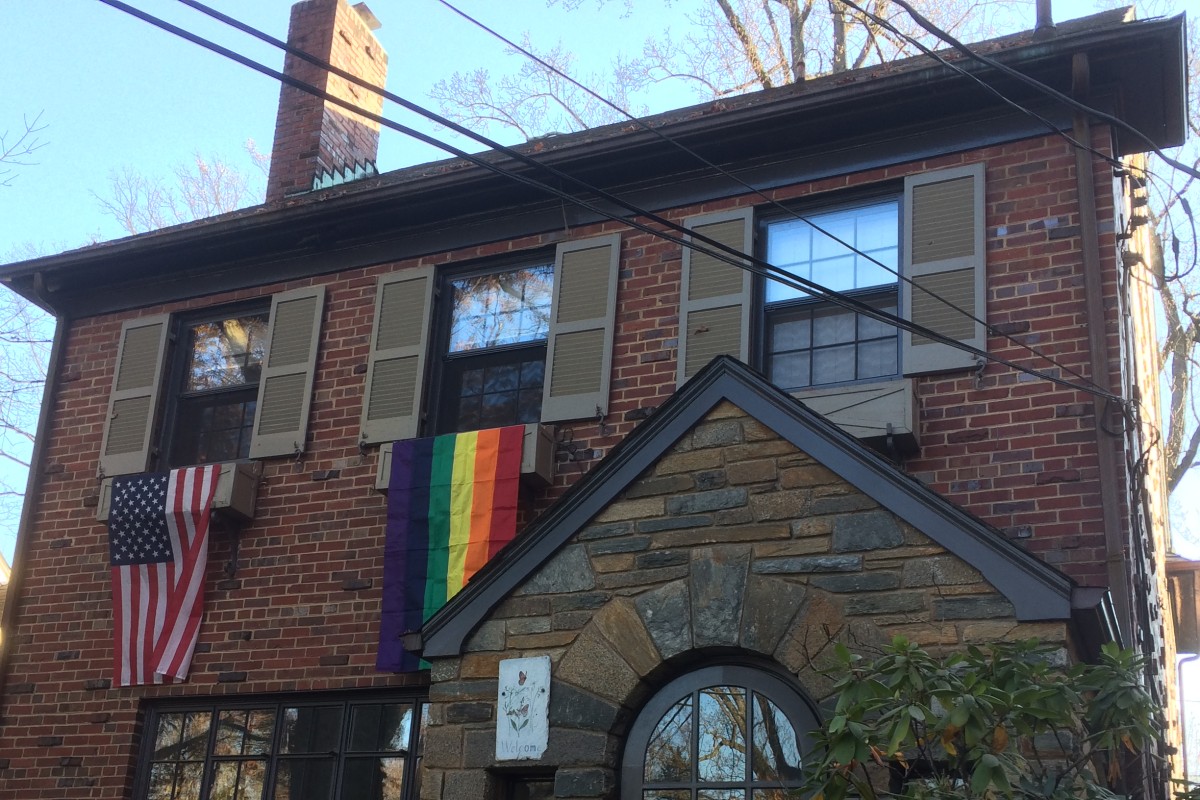 Pence's New Neighbors Protest His LGBTQ Stance With Flags