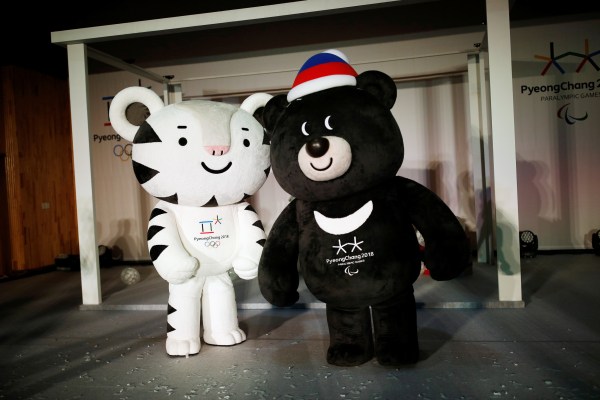 Image: The mascots for the 2018 PyeongChang Winter Olympics