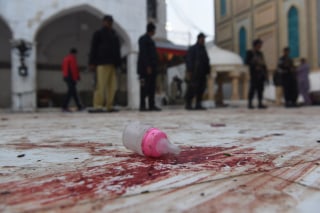 Image: Aftermath of Lal Shahbaz Qalandar attack