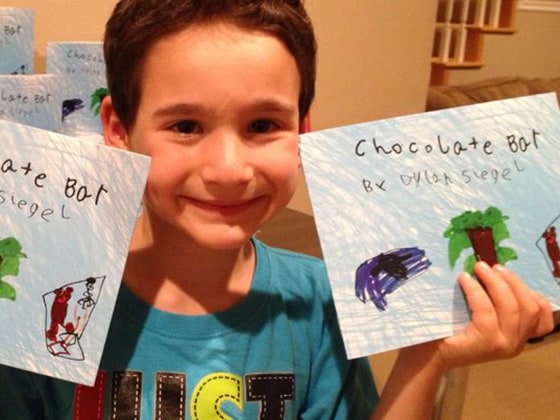 Dylan Siegel, 6, has written a book called 
