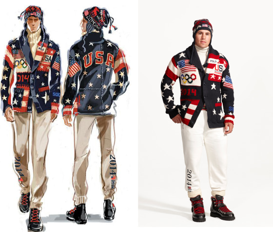 Rejected Zach Parise Sochi Olympics Opening Ceremony uniforms