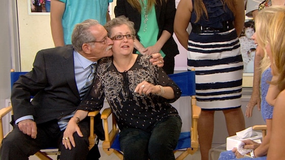 Barb Stewart and her father reunite on TODAY after 50 years apart.