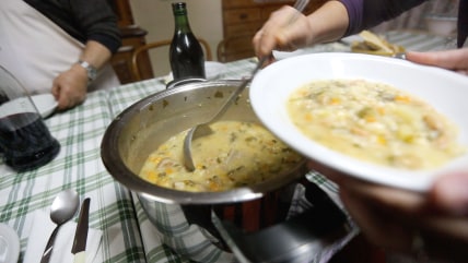 Healthy minestrone soup from the Melis family: The nine Sardinian siblings who set a Guinness World Record with a combined age of 818 credit their longevity to the family's minestrone soup, publish...