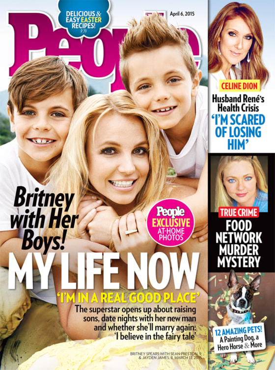 Britney Spears on the cover of People magazine.
