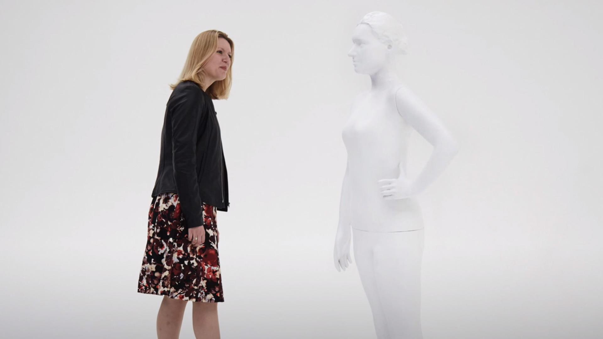 This new clothing mannequin actually looks like a real person