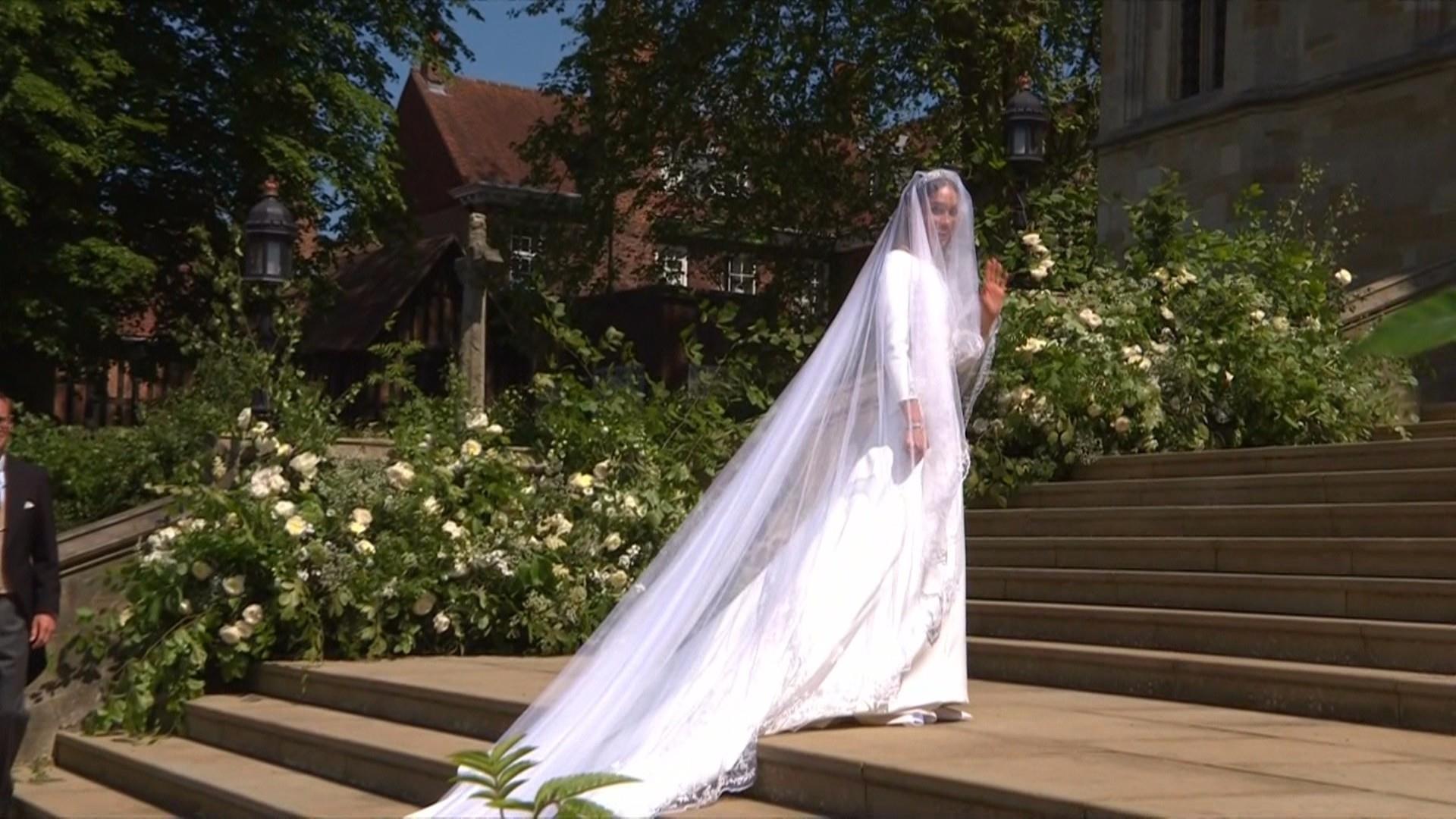 Meghan Markle's wedding dress by Clare Waight Keller