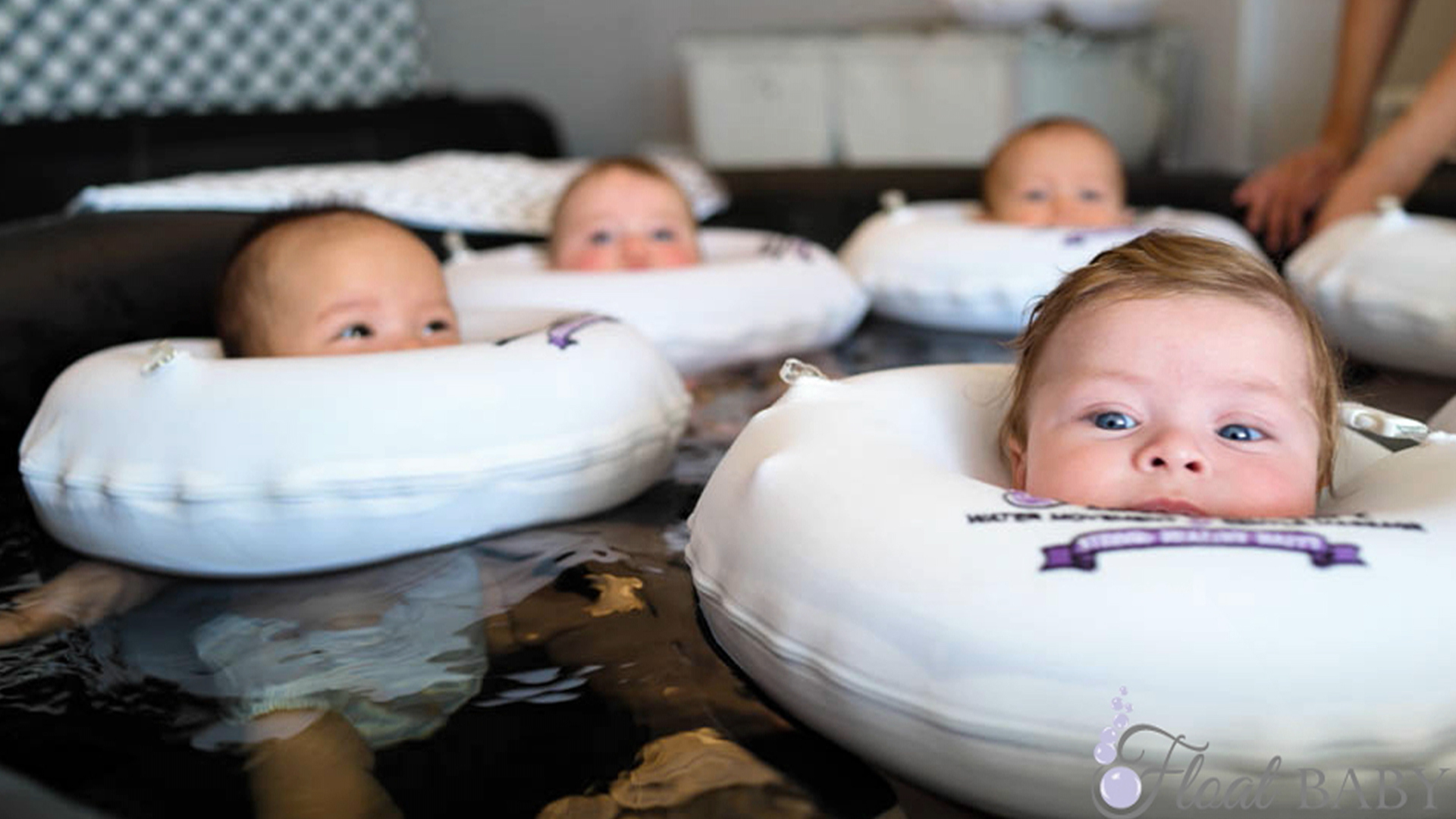 Baby spa takes the stress out of being an infant with floating, massage ...