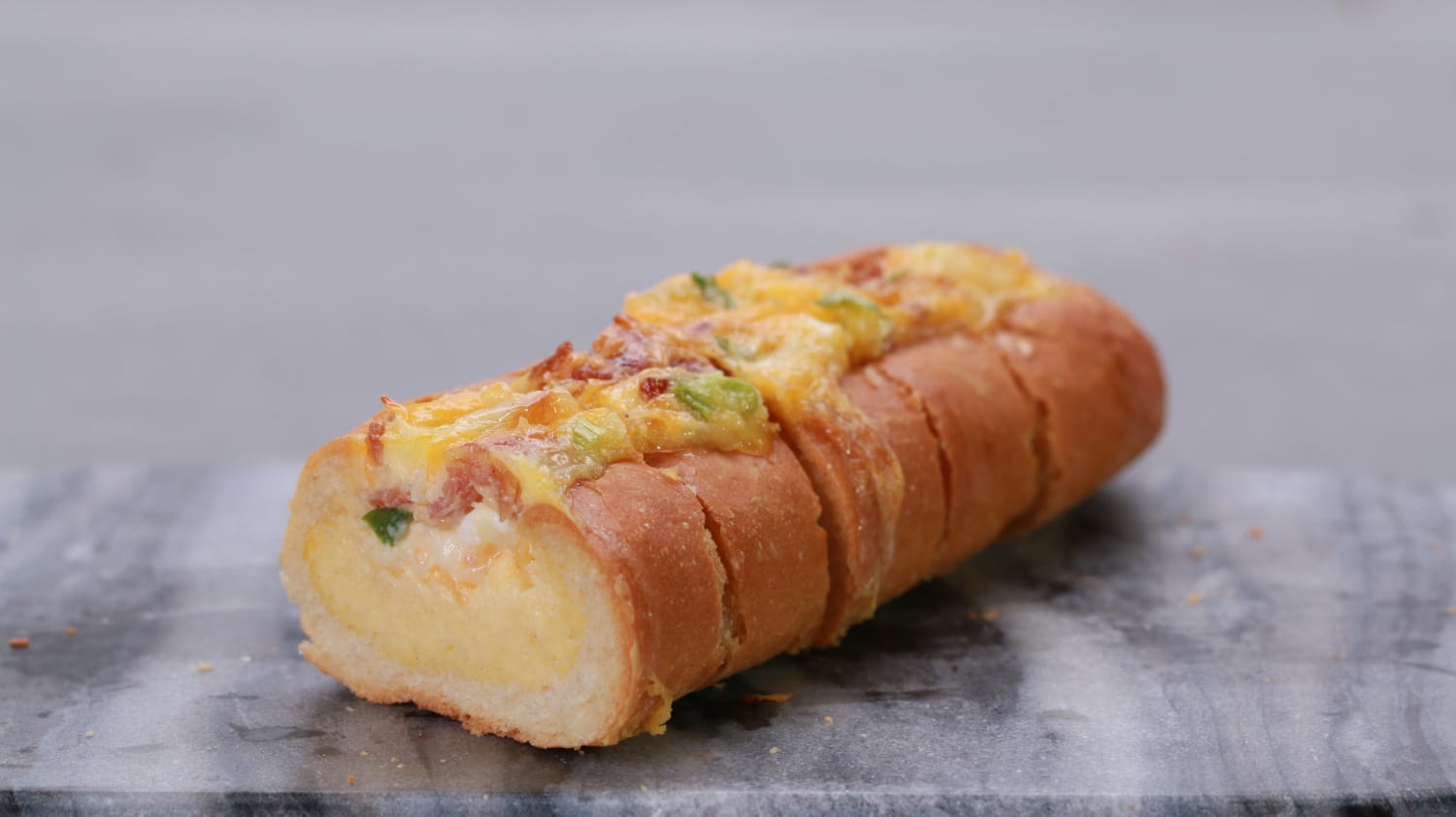 Bacon, Egg and Cheese Breakfast Bread Boat - TODAY.com
