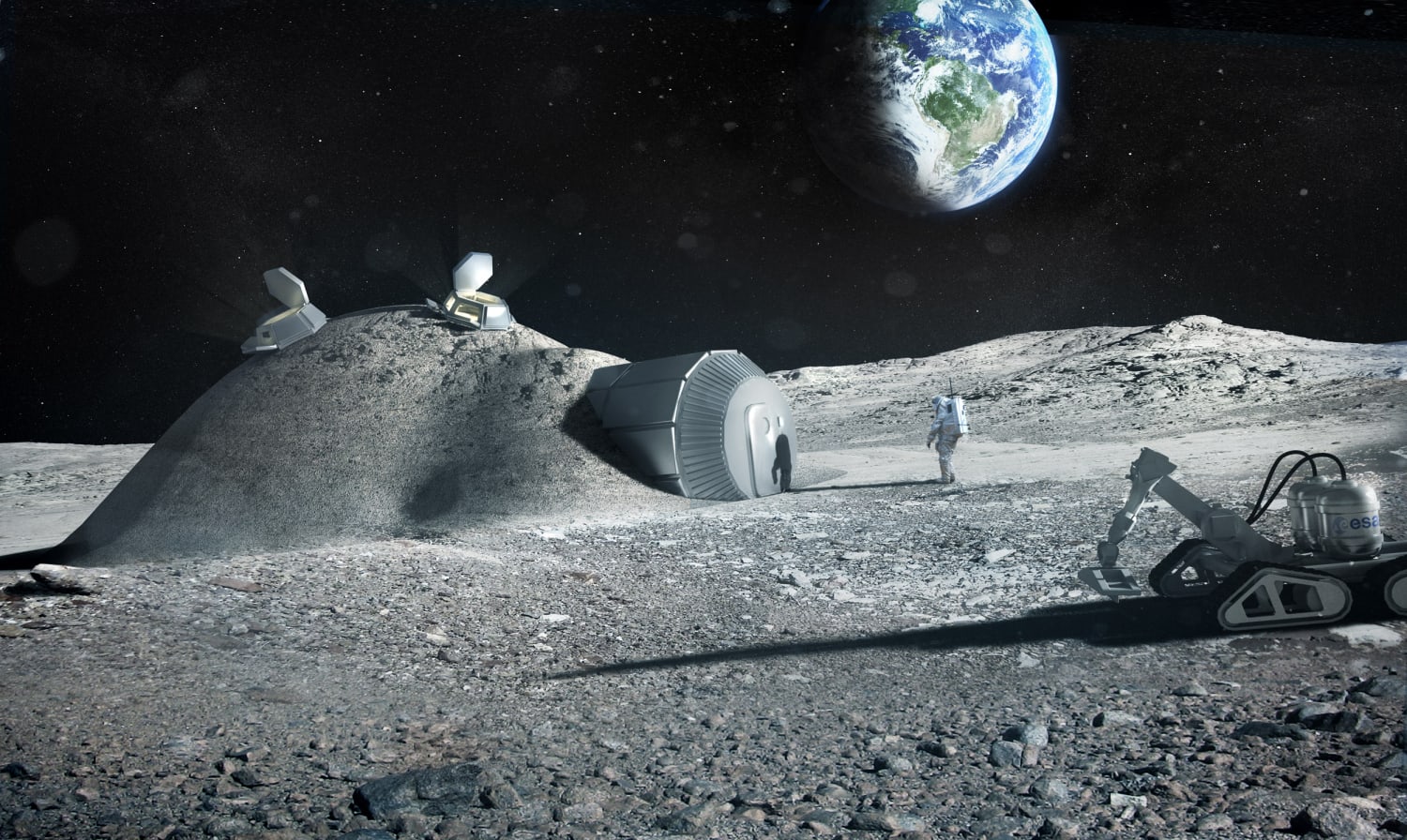 Moon bases being planned now may show us how to live off-planet