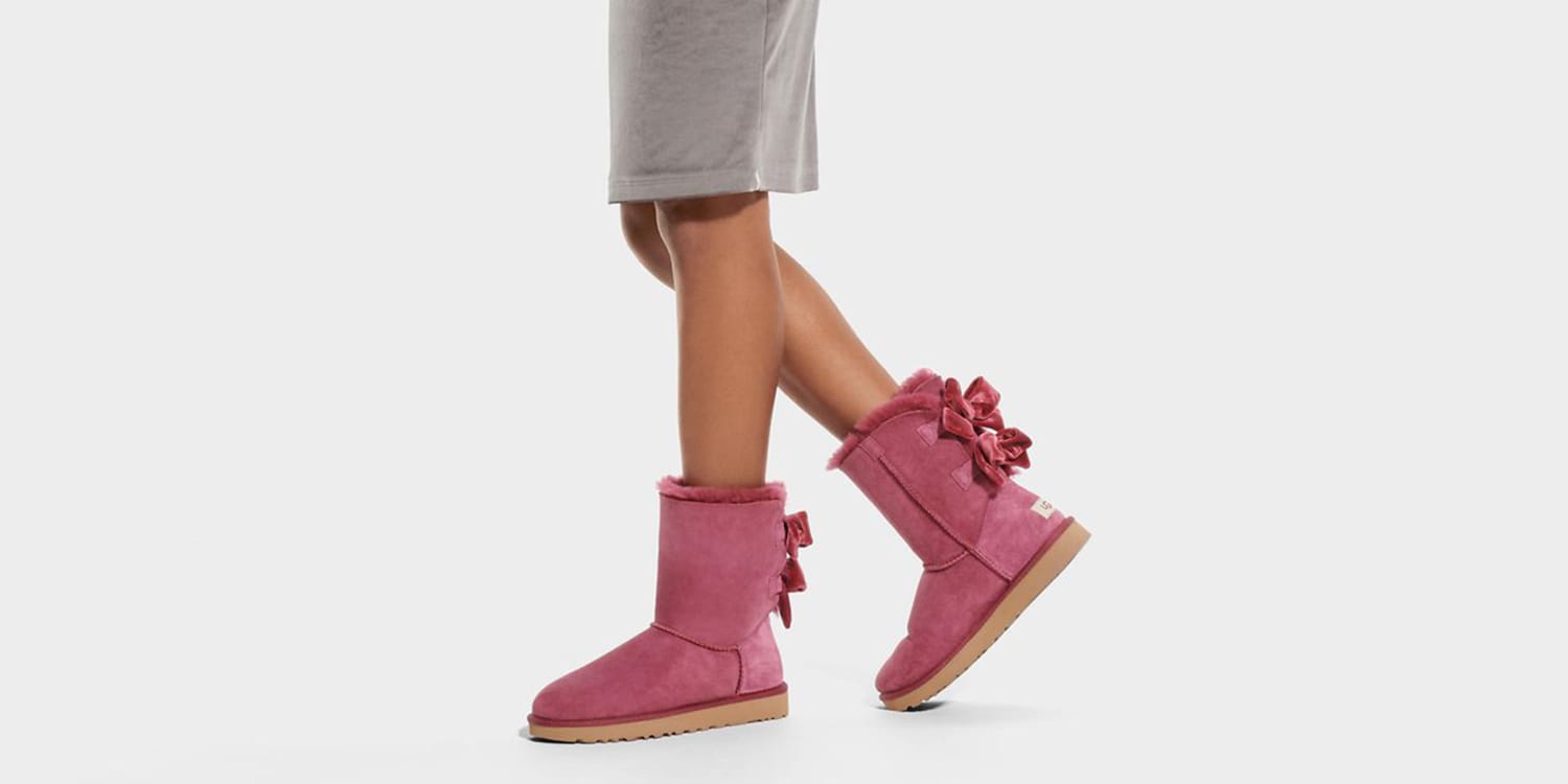 pink fur ugg boots