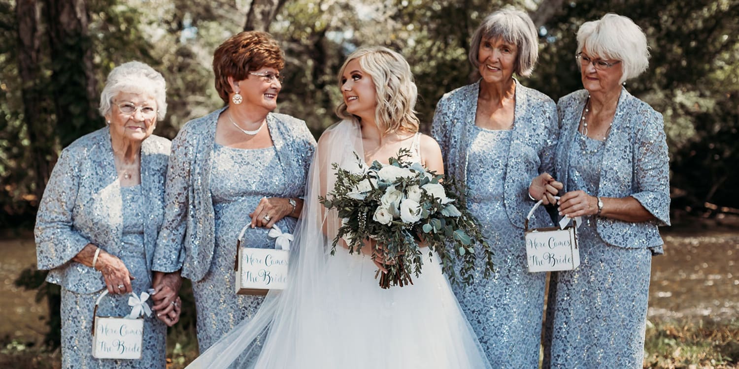Bride asks her 4 grandmothers to be 