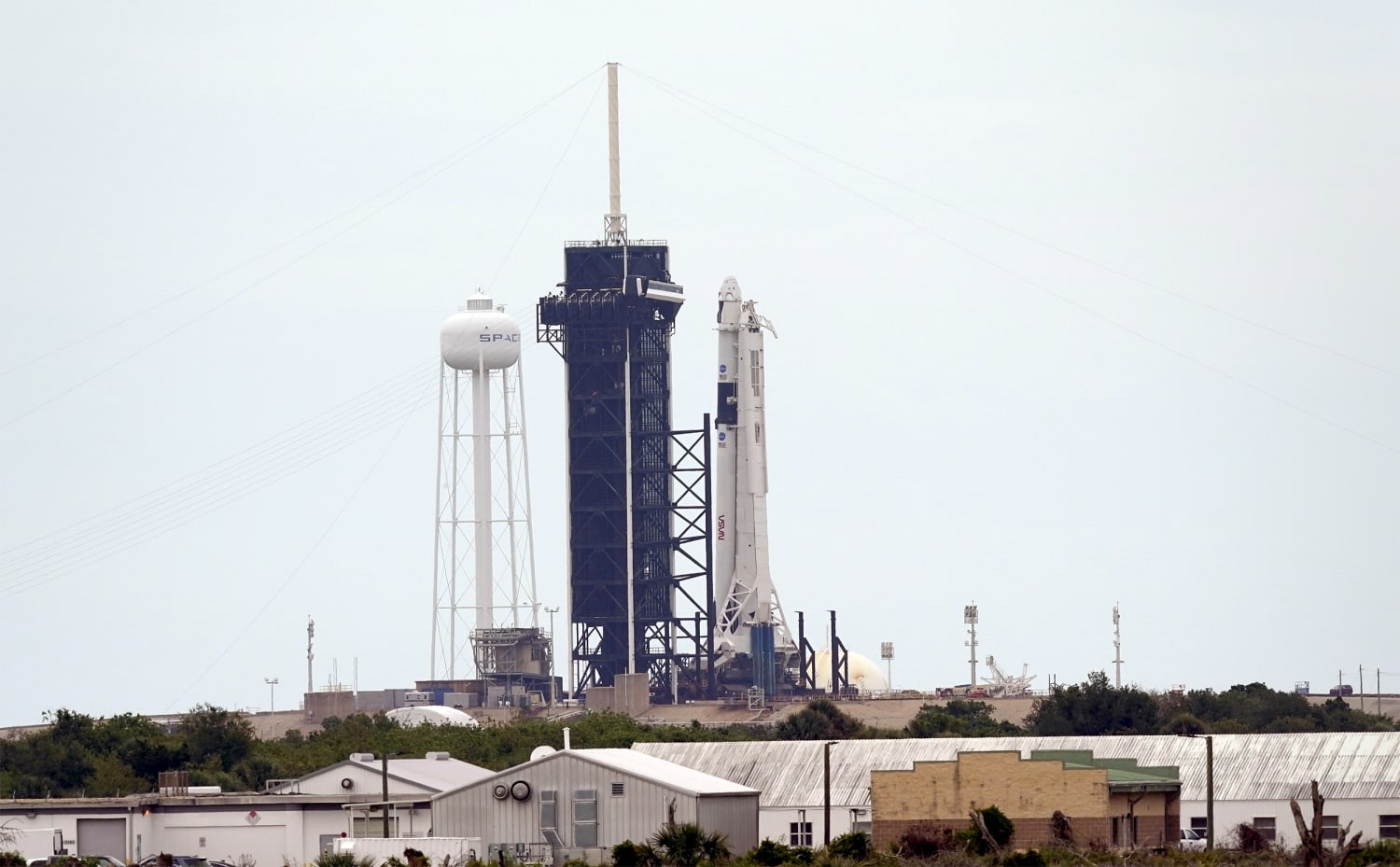 SpaceX launch today: Countdown begins, but stormy weather looms