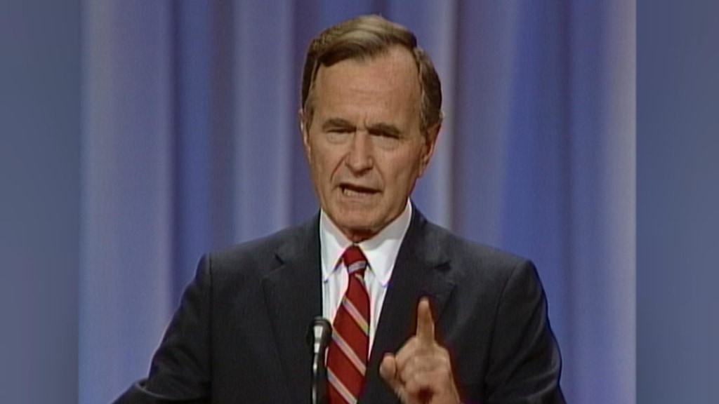 1988 flashback: George H.W. Bush says, 'Read my lips: No new taxes'