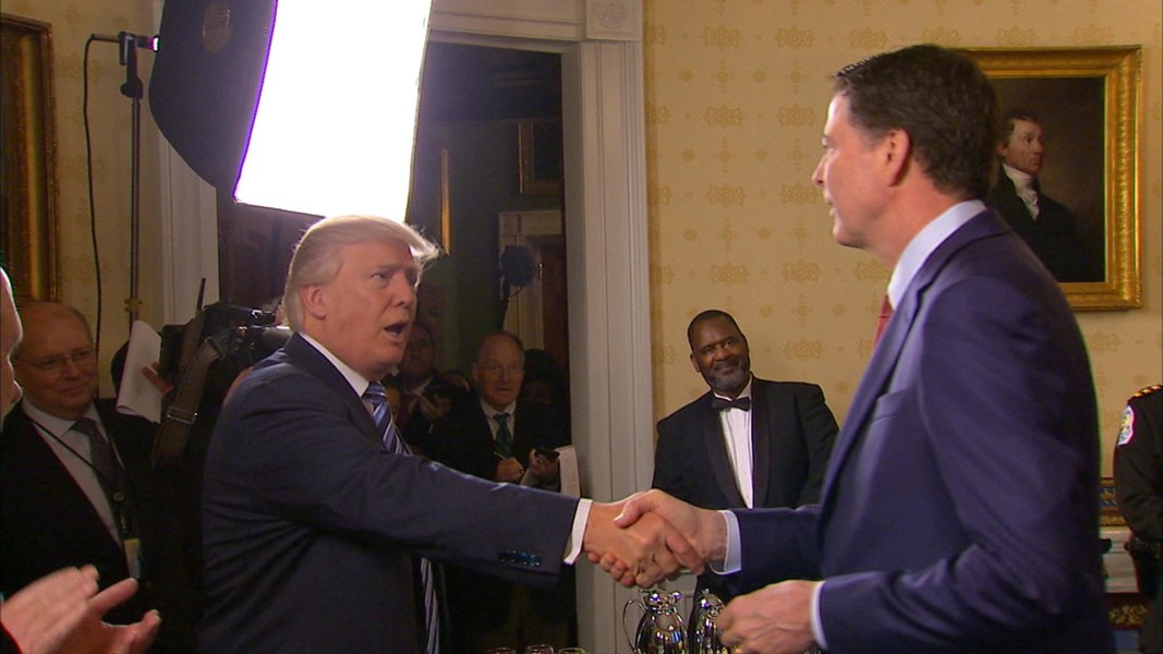 Image result for trump and comey