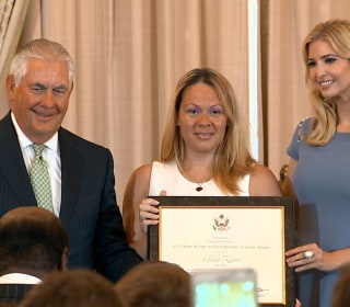 Tillerson, Ivanka Trump Honor Heroes in Fight Against Human Trafficking
