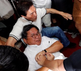 Taiwan Lawmakers Brawl as Budget Meeting Gets Out of Hand