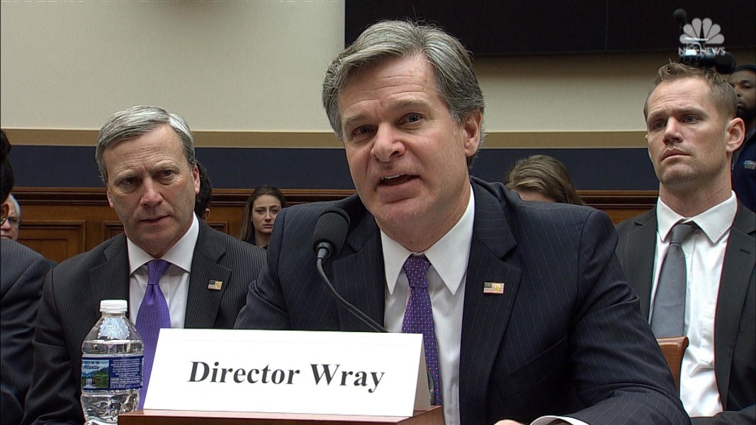 Image result for photos of fbi christopher wray