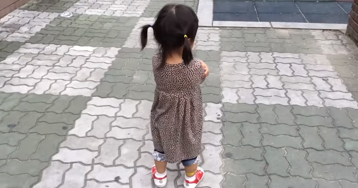 Squeaky shoes turn little girl's 