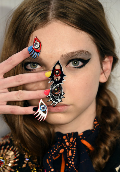 Furry nails: Libertine's runway show at New York Fashion week debuts ...