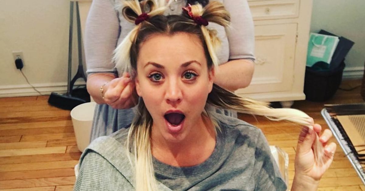 Kaley Cuoco Gets Hair Extensions And Shows Off Her New Long Locks
