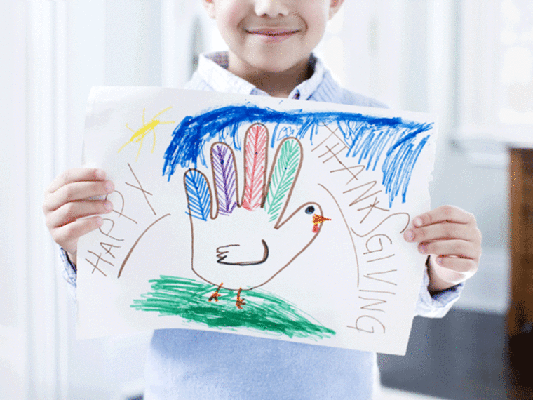Thanksgiving drawing--Thanksgiving story for kids