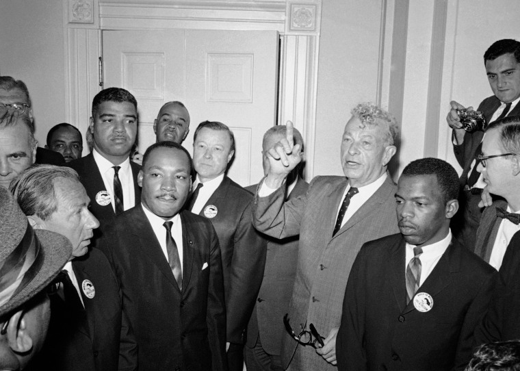 Image: Dr. Martin Luther King Jr., Roy Wilkins