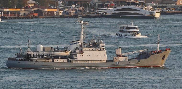 Russian Navy Ship Sinks In Black Sea After Collision With