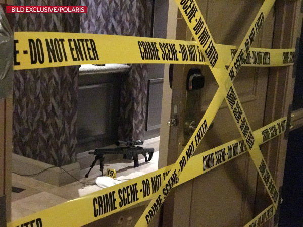 Image: Las Vegas gunman's hotel room