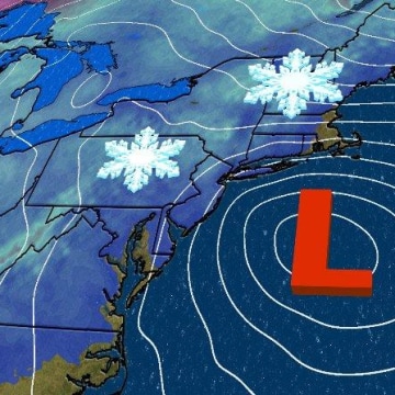 Image: Winter Storm Quinn will impact the Northeast by midweek as a coastal storm.